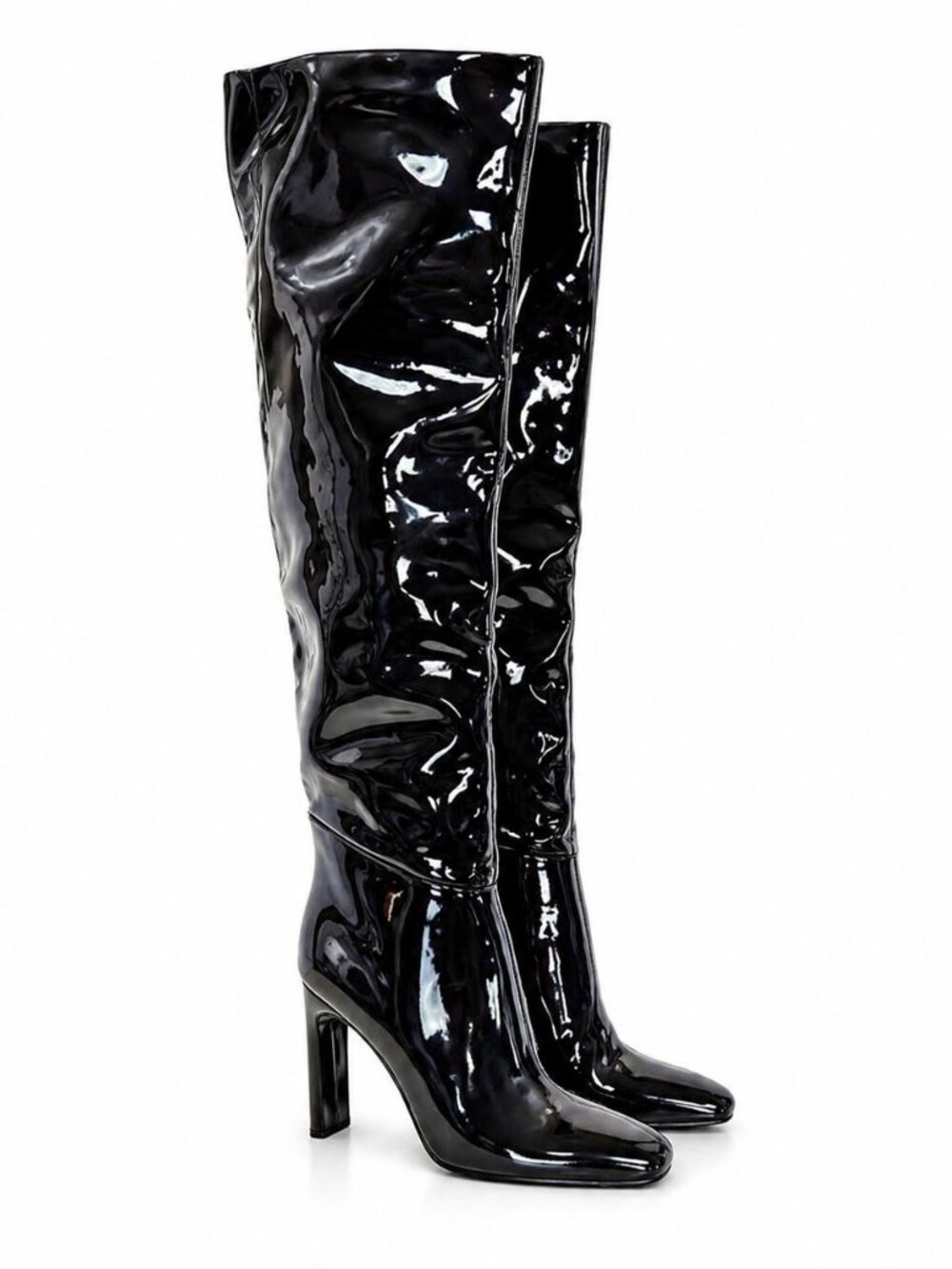 ​TAMARA MELLON | NWOB Legacy Patent Leather Over-The-Knee Boots Black 36.5